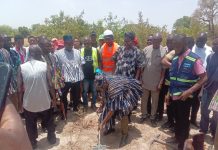 Gov’t cuts sod for 11 projects at Bolga-Sherigu SHS new site