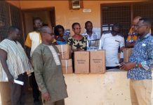 Dr Apaak donates 720 mathematical sets to support BECE candidates in Builsa South