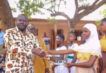Bongo MP supports over 2,000 BECE candidates with exam materials