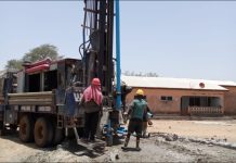 Former Bongo MP cuts sod for mechanised borehole project at Gowrie