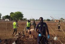 Bolga East District leads National Sanitation Day cleanup exercise at Customs barrier