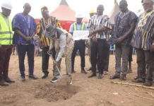 Upper East Minister cuts sod for 24-hour market project in Bolgatanga
