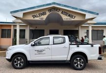 Earl International donates brand new pickup vehicle to Talensi District Assembly