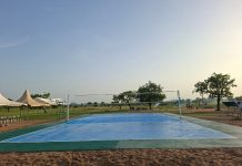 Kacstone Records commissions modern volleyball court for Paga SHS