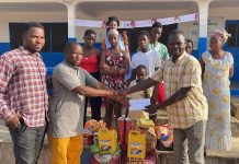 Friends of Eric Opoku donate food items, cash to orphanage home in Bolgatanga
