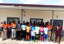 CNML donates sports kits to 6 schools in Talensi District