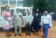 Awe SHTS receives brand-new Mahindra pickup from PTA
