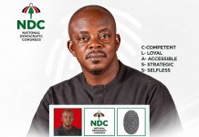 Alexis Ayamdor files nomination for Upper East NDC Regional Secretary